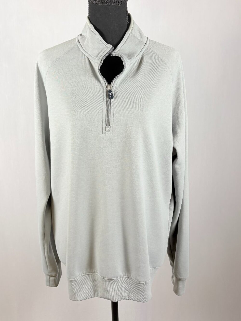 Fairway & Greene | Quarter Zip Pullover | Men’s XL | Light Gray Long Sleeve Golf